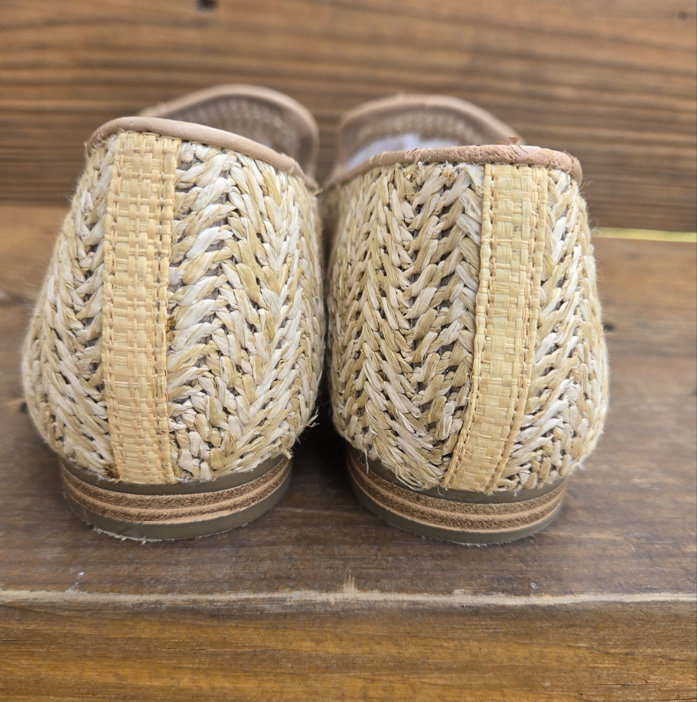 Com + Sens Gloriette Woven Raffia Shoes Size 8.5 - Picture 3 of 10
